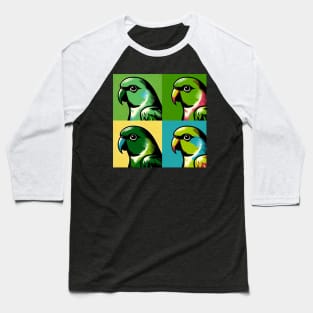 Pop Green-Cheeked Parakeet Art - Cool Birds Baseball T-Shirt